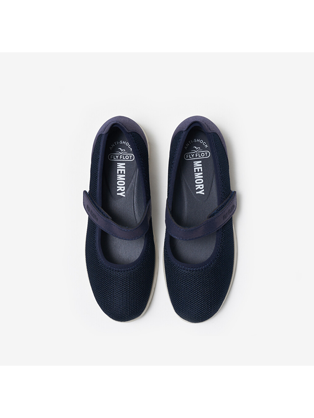 Lacivert Kadın Babet 27 B87 Sx Carema Cloth Slipper Cloth-4
