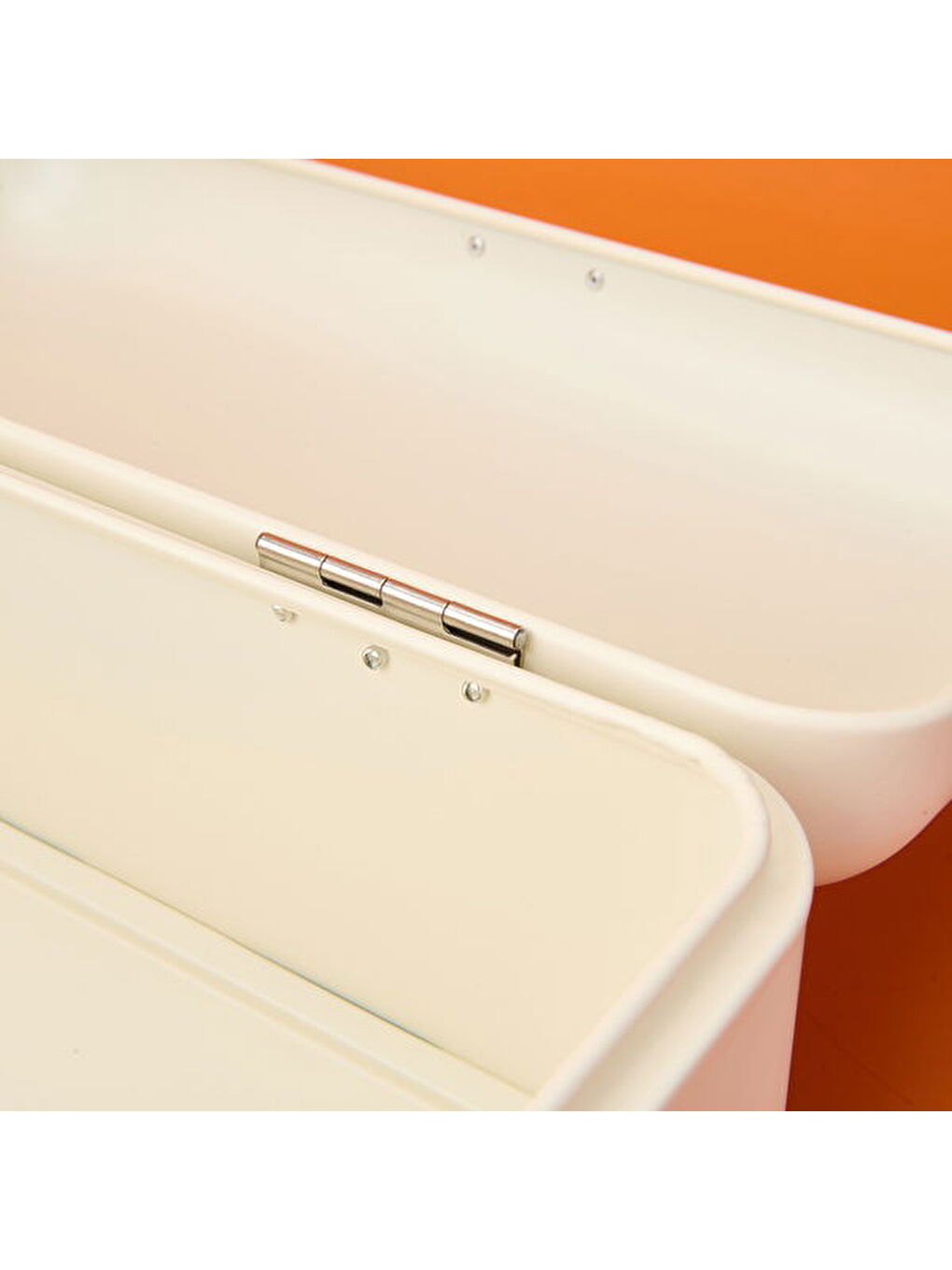 Ekru Galvaniz Ekmek Kutusu - Krem - 10 lt-1