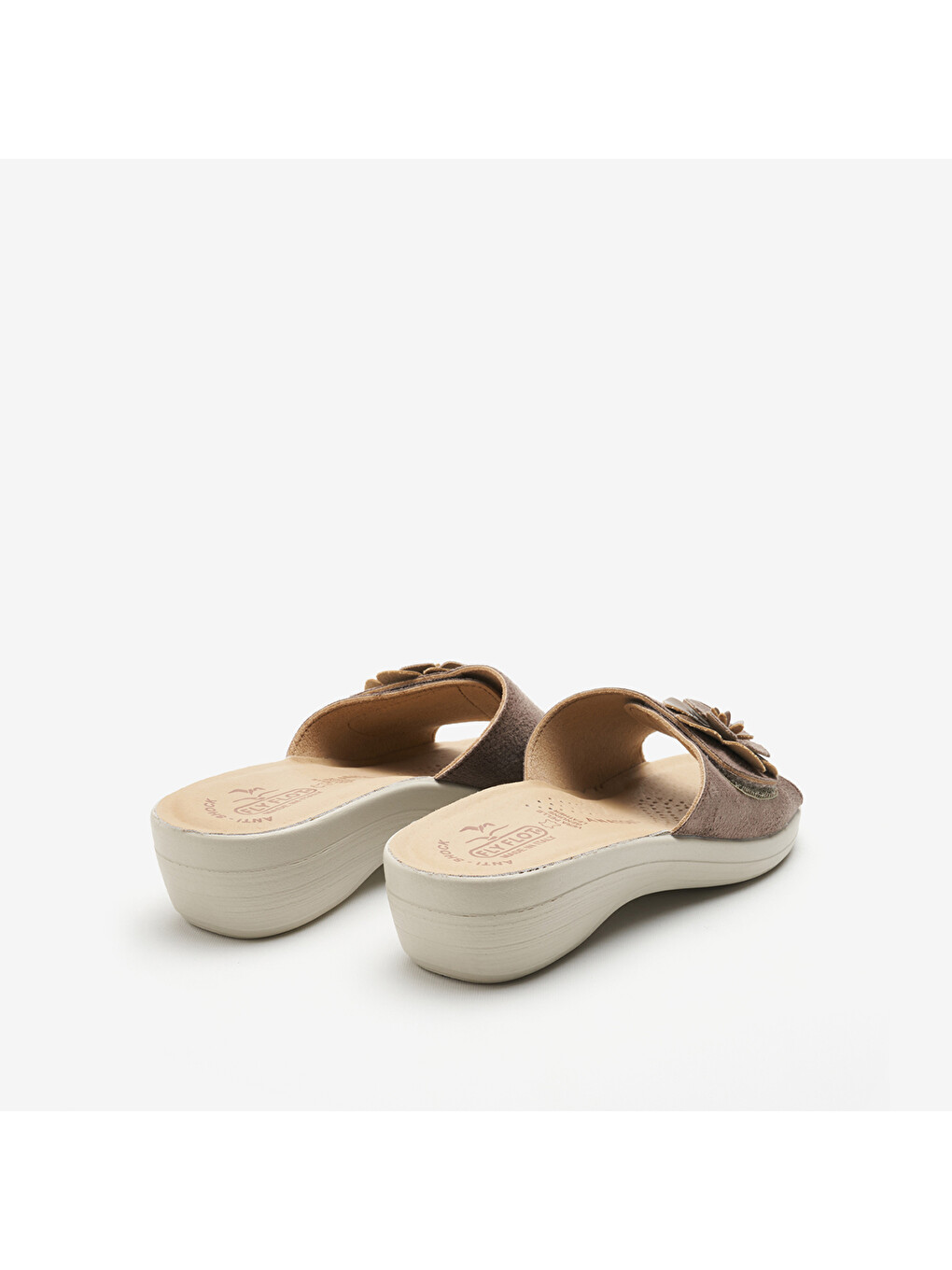 Bej Kadın Terlik T5 K40 Ge Cloth Slipper Cloth Taupe (rovere)-2