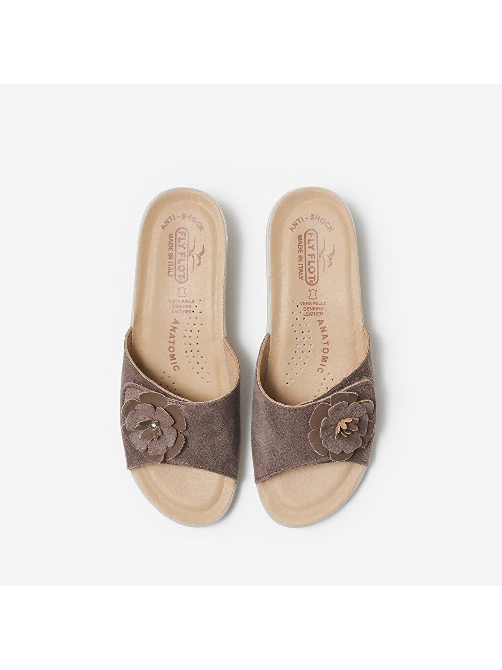 Bej Kadın Terlik T5 K40 Ge Cloth Slipper Cloth Taupe (rovere)-3