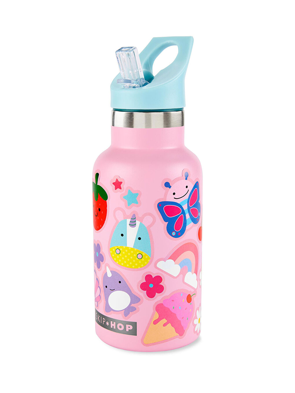 Spark Style Paslanmaz Çelik Çocuk Suluk Pembe