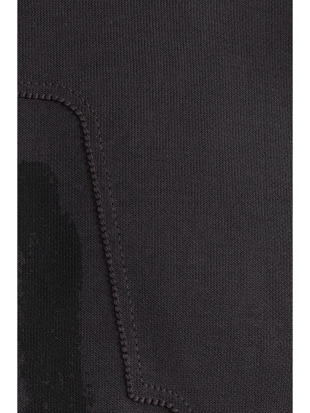 Unisex Relax Fit Pamuklu Yumuşak Dokulu Bisiklet Yaka İçİ Polarlı Baskılı Antrasit Sweatshirt​​​​​​​-5