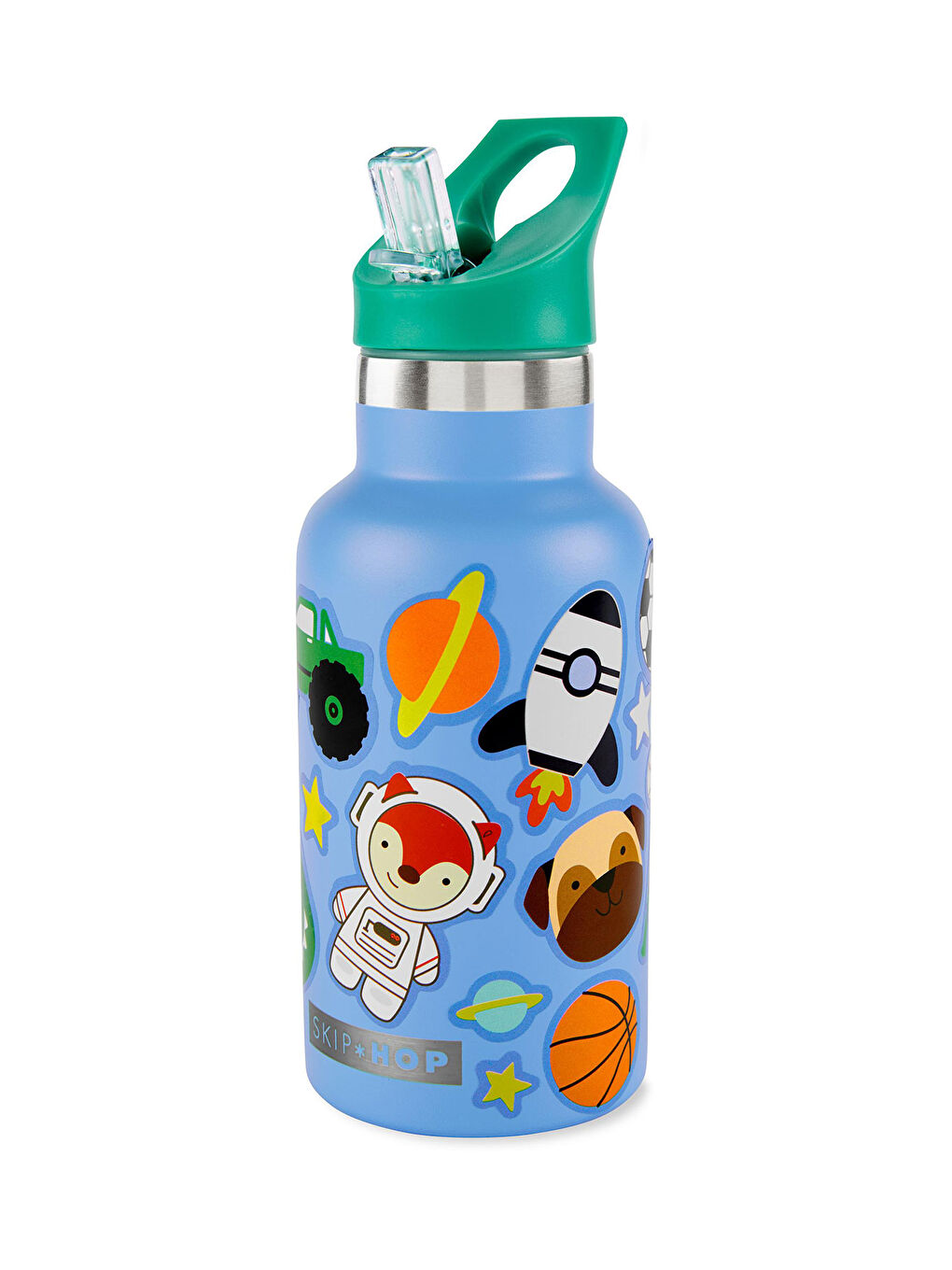 Spark Style Paslanmaz Çelik Çocuk Suluk Mavi-1