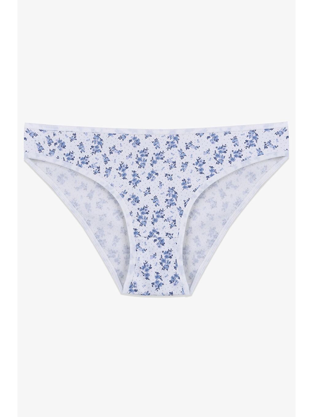 Lacivert Kadın 7'li Desenli Pamuklu Elastanlı Külot-2