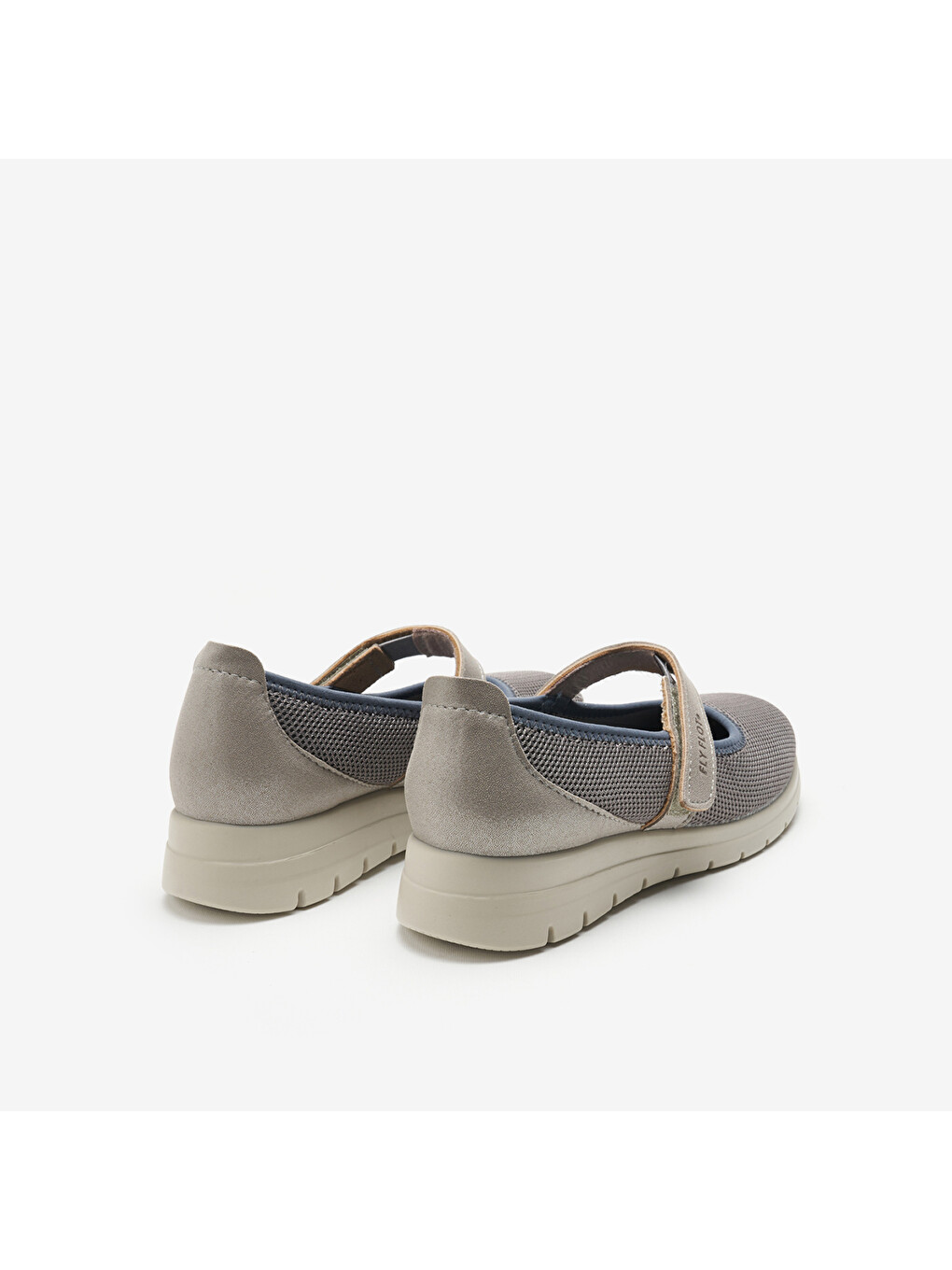 Gri Kadın Babet 27 B87 Sx Carema Cloth Slipper Cloth-3