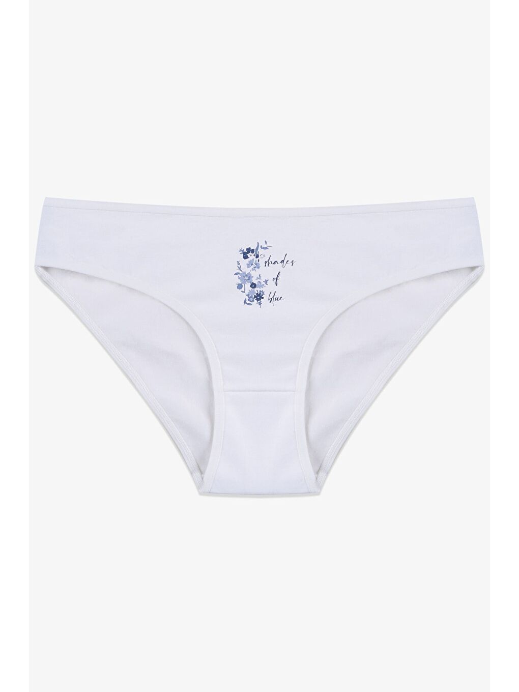 Lacivert Kadın 7'li Desenli Pamuklu Elastanlı Külot-3