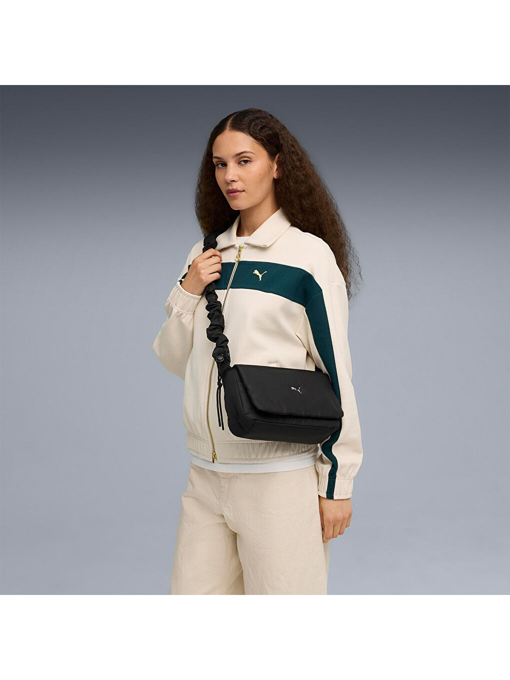 Slouchy Crossbody Kadın Siyah Çapraz Çanta-3