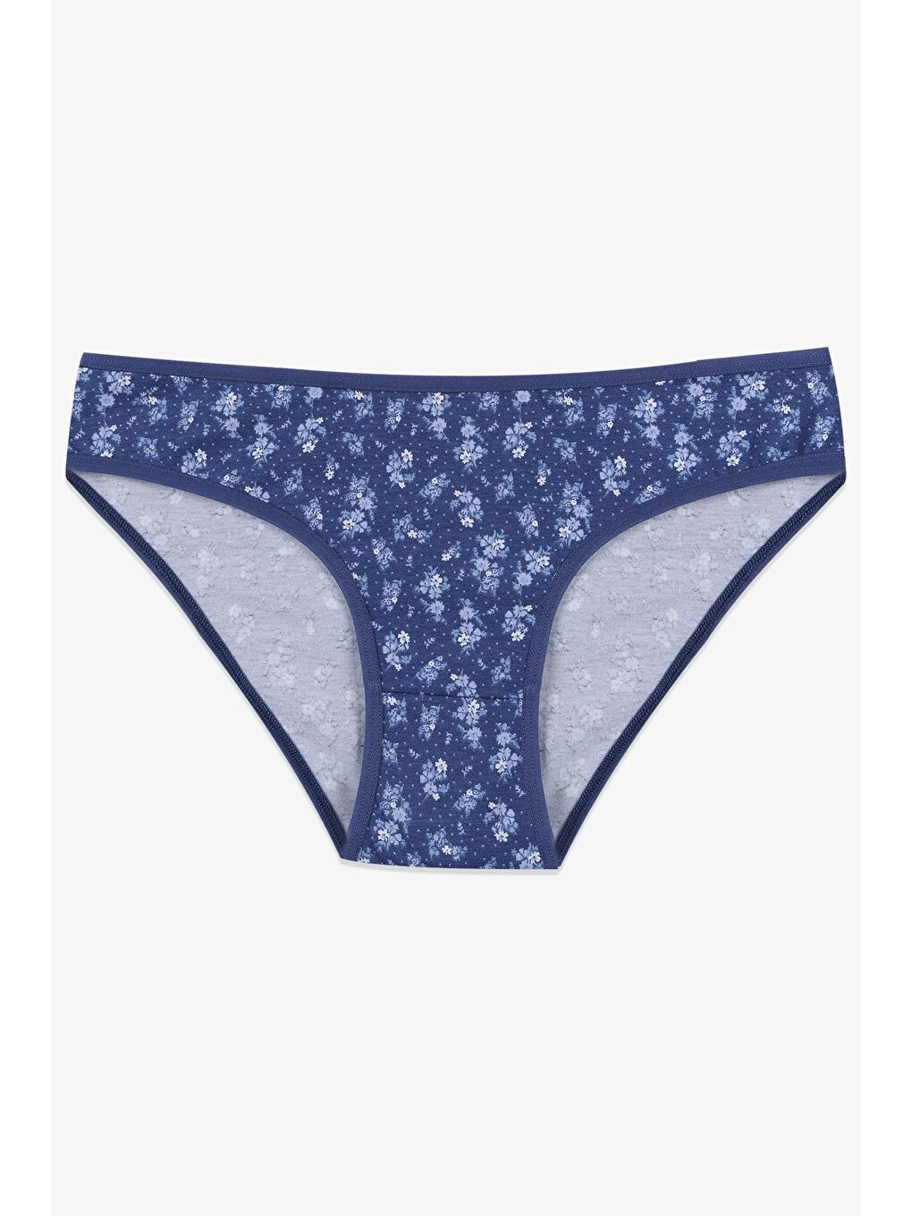 Lacivert Kadın 7'li Desenli Pamuklu Elastanlı Külot-6