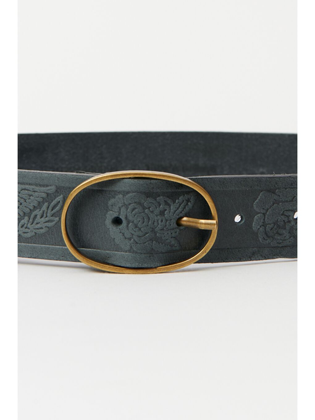 %100 Deri Siyah Kemer-1