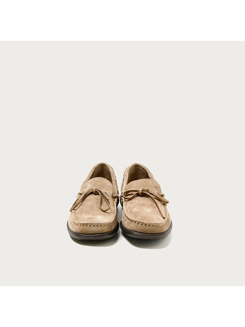 Bej Erkek Klasik Ayakkabı 14D9 CASTORO Casual Suede Boat Lofers-3