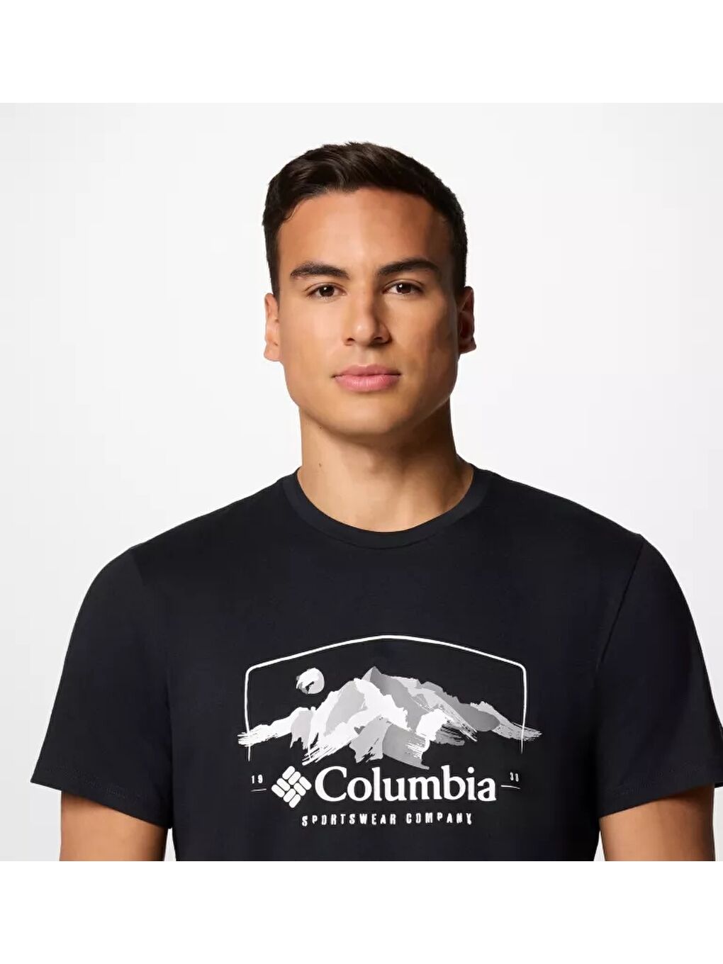 Siyah CSC M Brush With Nature SS Tee Erkek Kısa Kollu Tişört CS0411-2