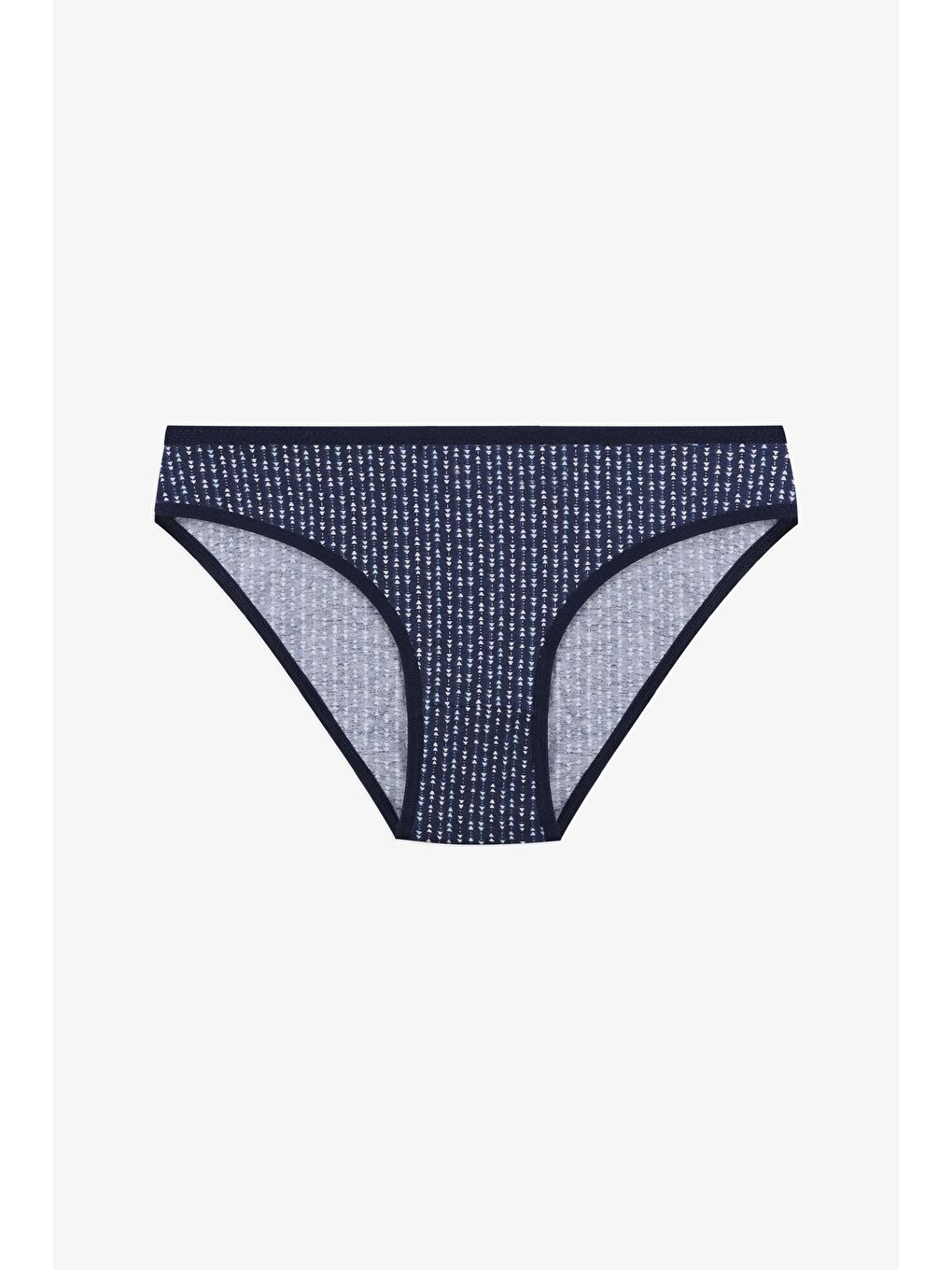 Lacivert Kadın 7'li Desenli Pamuklu Elastanlı Külot-6