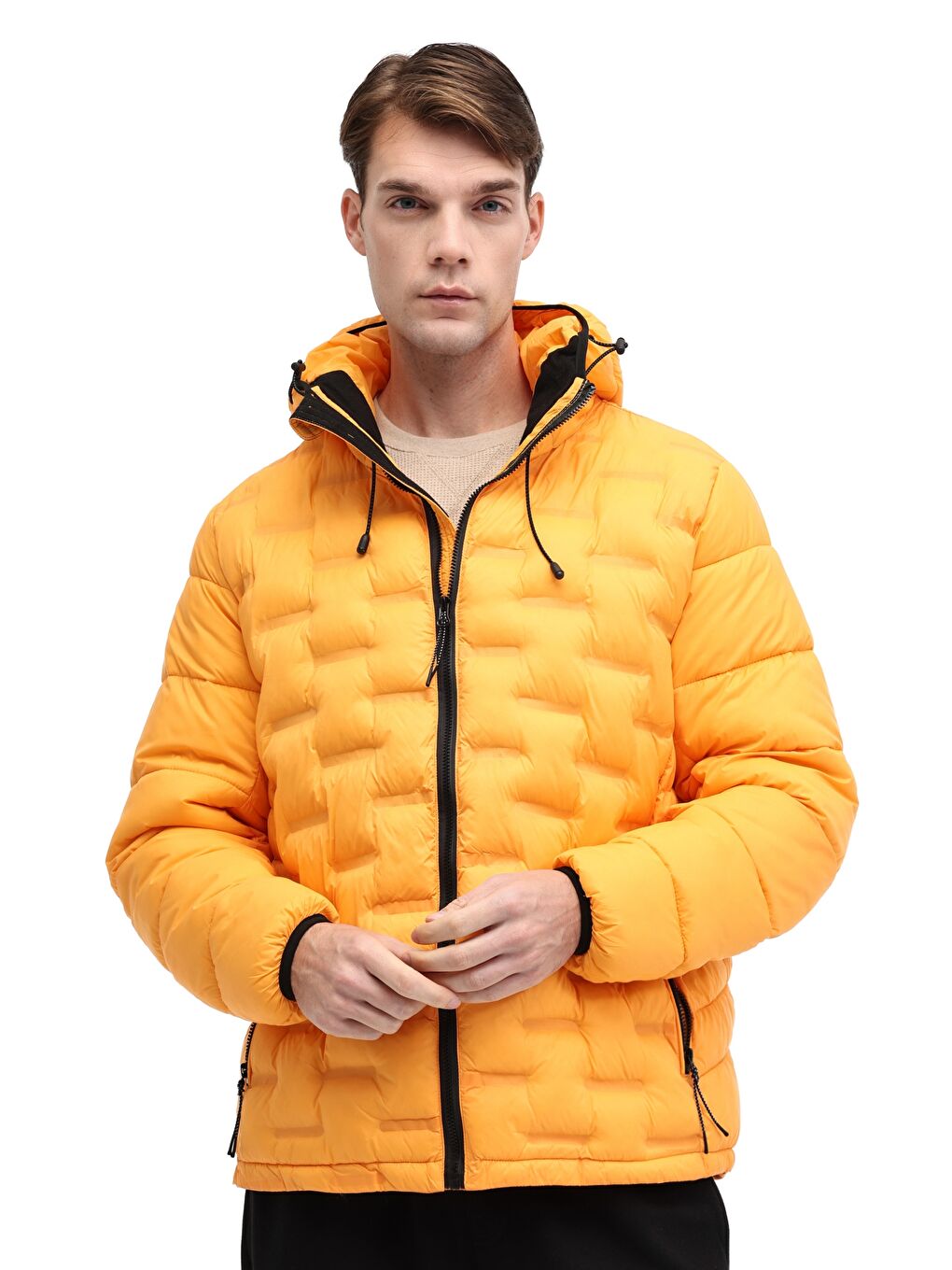 ML TROOTS 1KMNT-02 5PR Turuncu Erkek Şişme Mont