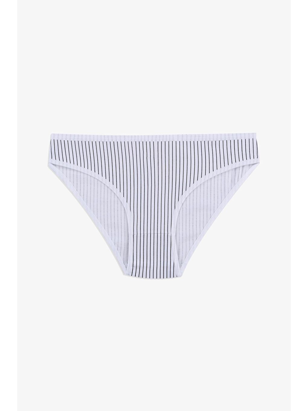 Siyah Kadın 7'li Desenli Pamuklu Elastanlı Külot-4