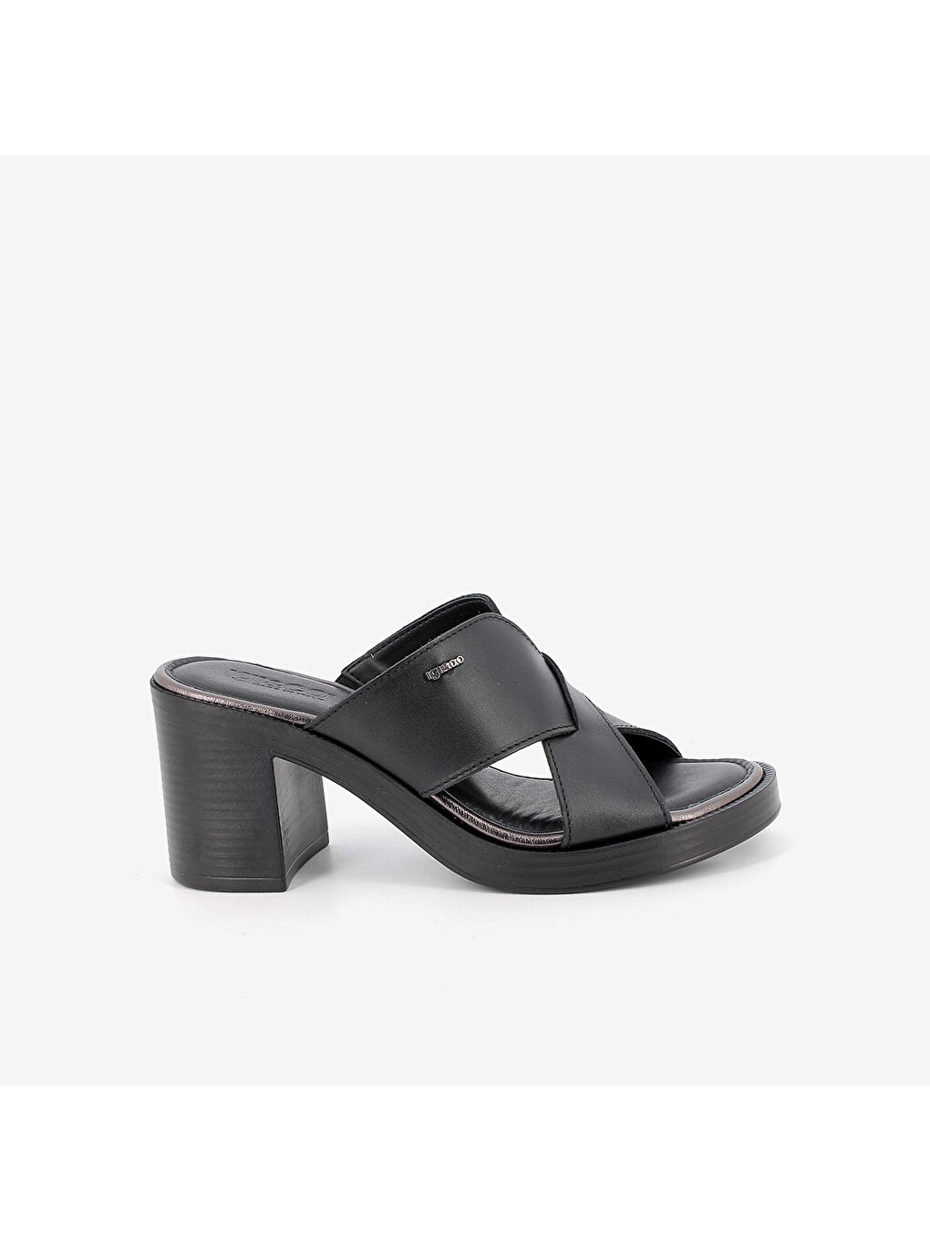 Siyah Kadın Terlik 1194200 Dfb 11942 With Hell Black