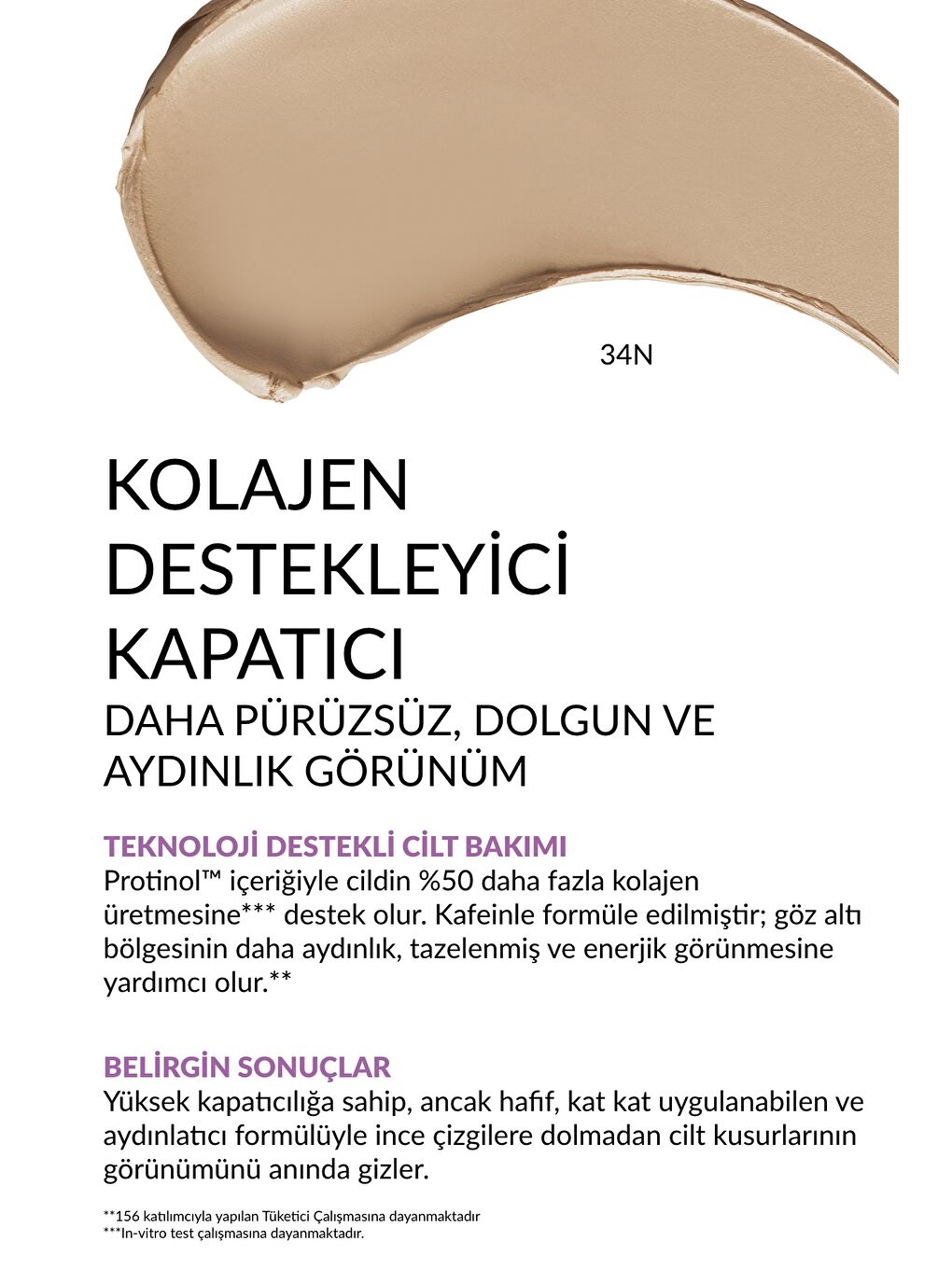 Anew Düzgünleştirici ve Tazeleyici Likit Kapatıcı 12ml - 34N Medium Tan-2