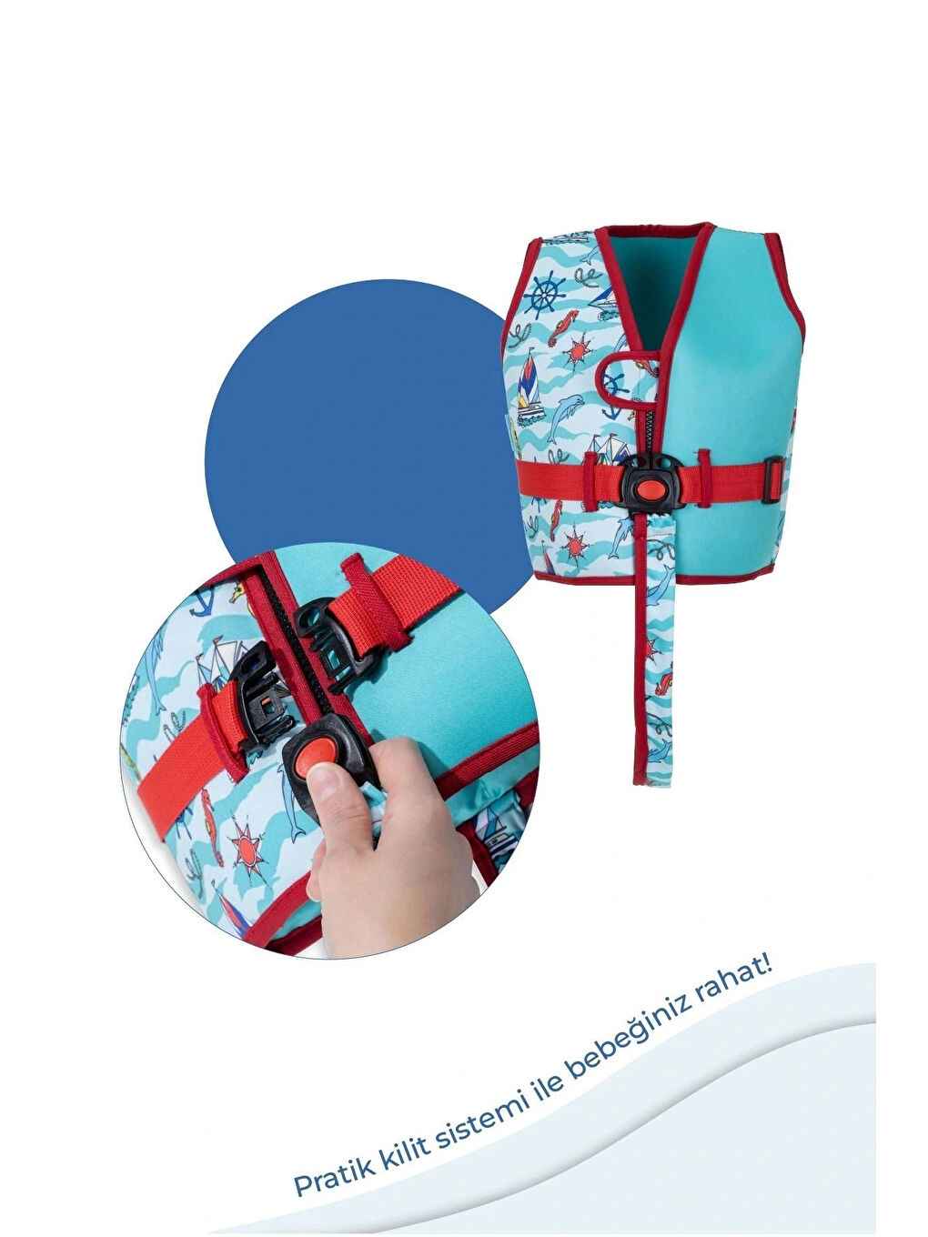 Çocuk Yüzme Yeleği/Yeşil-2