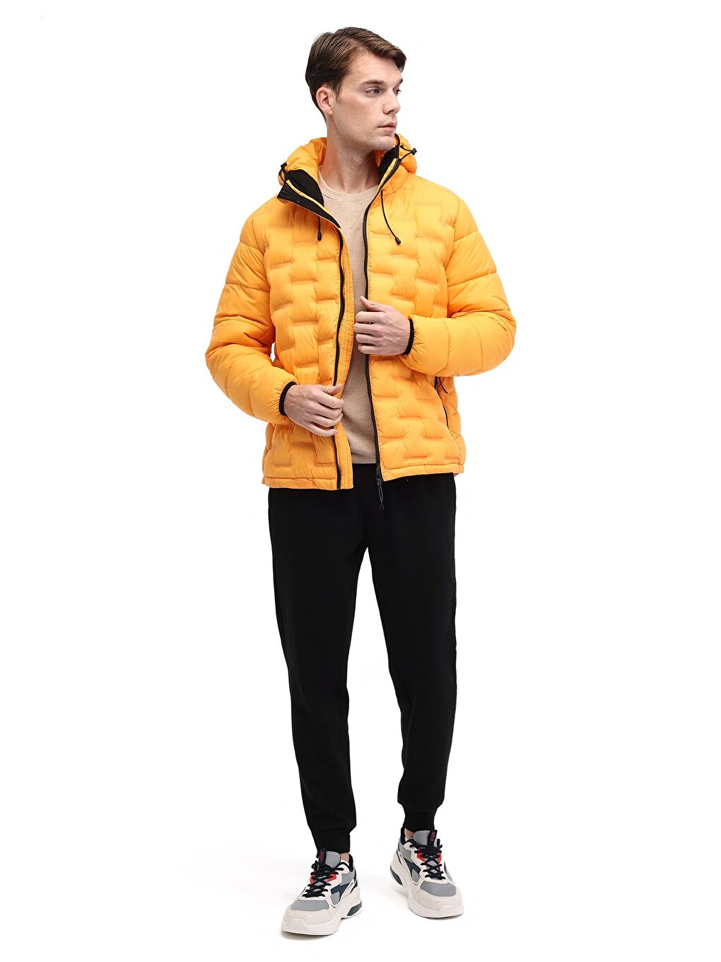 ML TROOTS 1KMNT-02 5PR Turuncu Erkek Şişme Mont-2