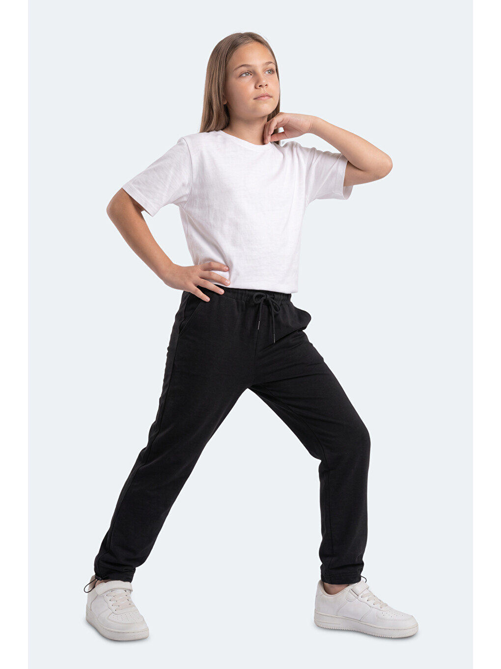 Punto Unisex Çocuk Siyah Eşofman Altı-1