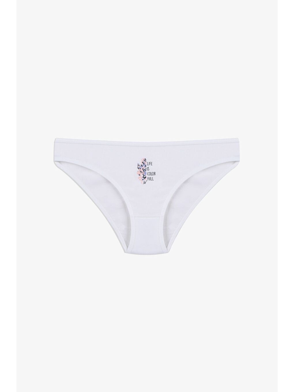 Pembe Kadın 7'li Desenli Pamuklu Elastanlı Külot-5