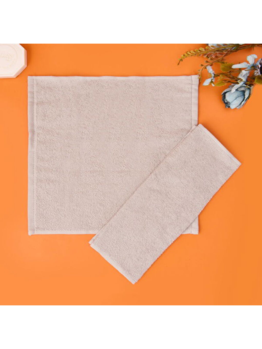 Soft 2'li Havlu Set - Gri-2