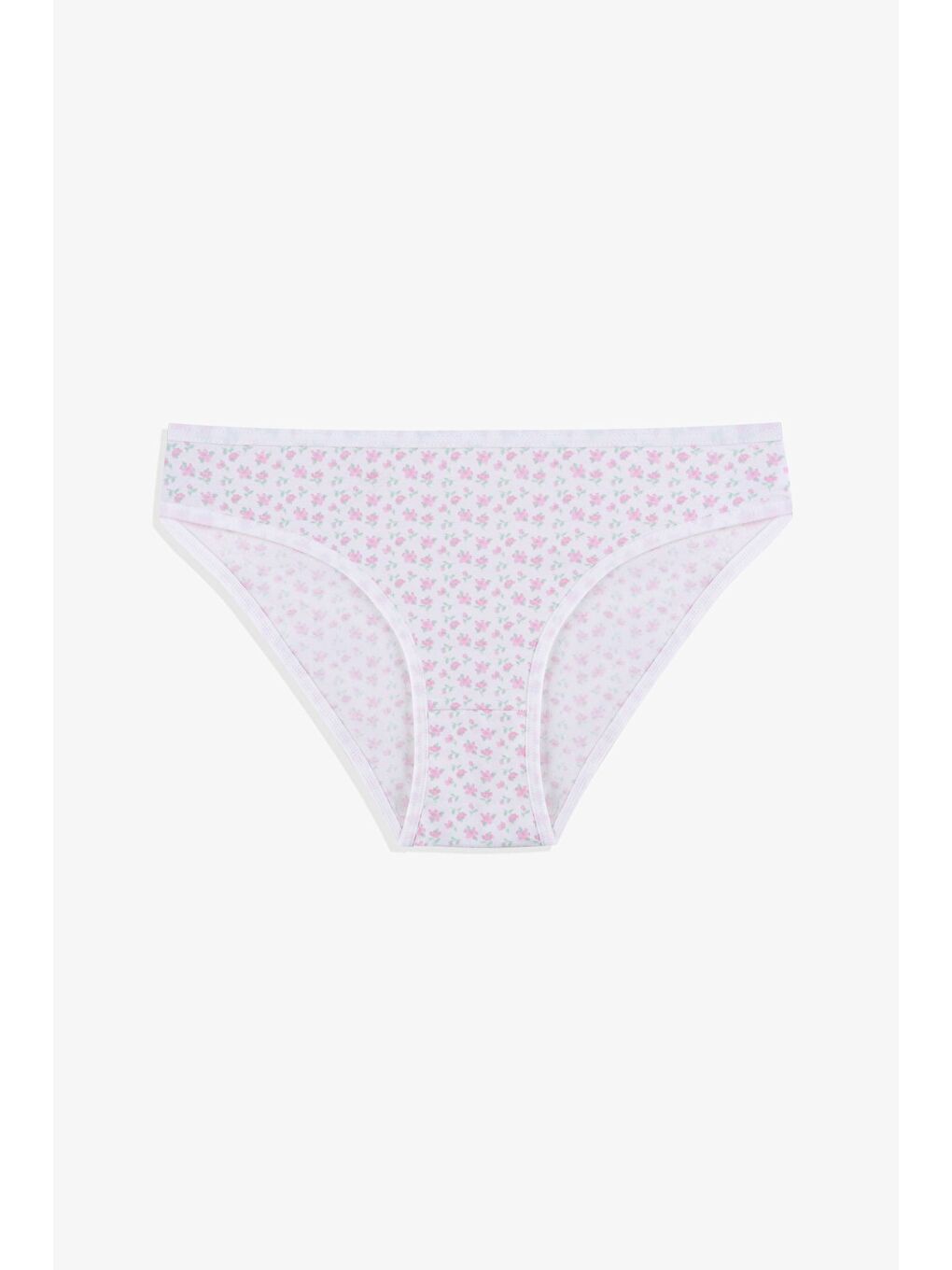 Pembe Kadın 7'li Desenli Pamuklu Elastanlı Külot-6