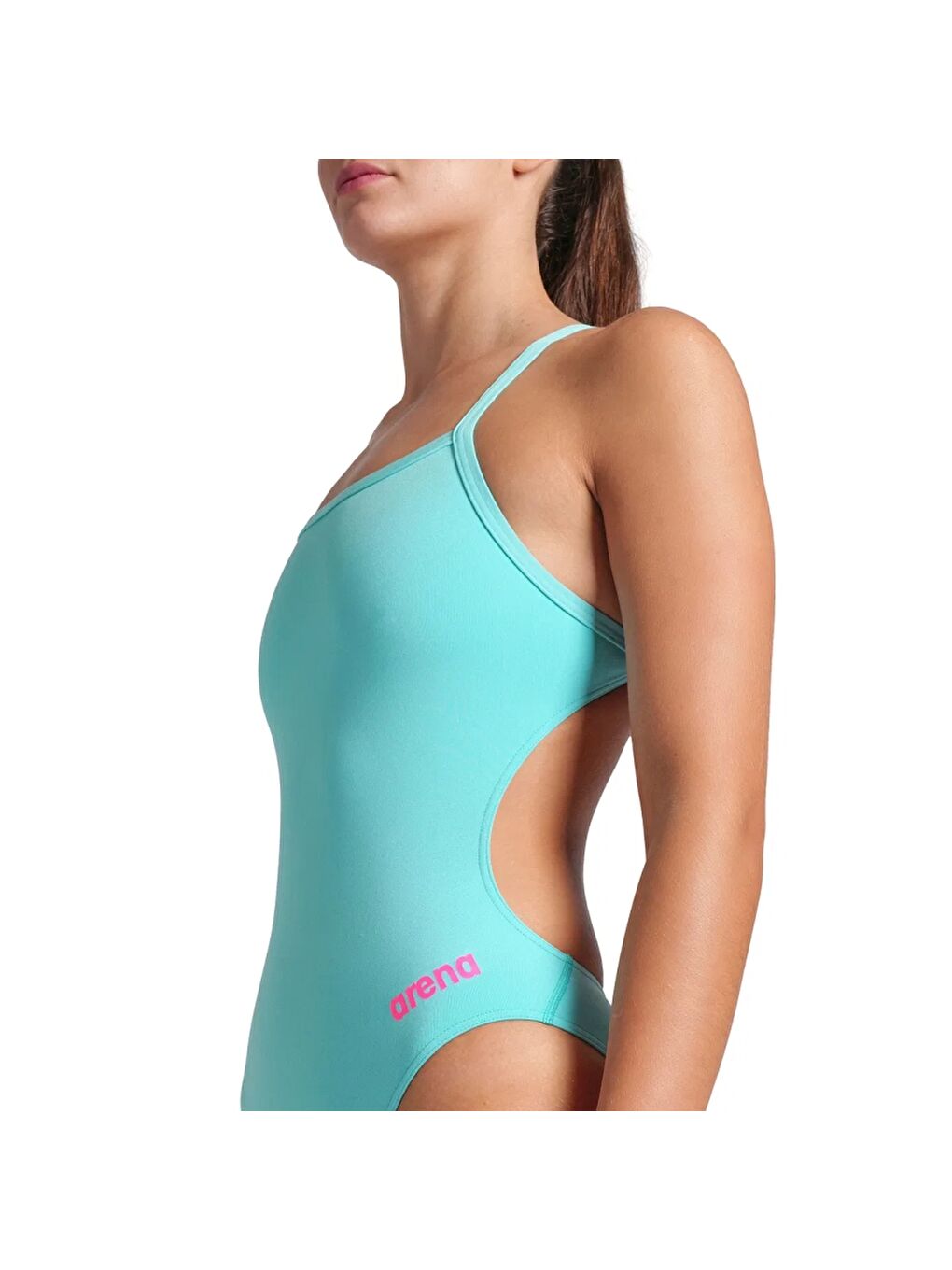 Mavi Challenge Solid Kadın Beyaz Yüzücü Mayosu 004766890-4