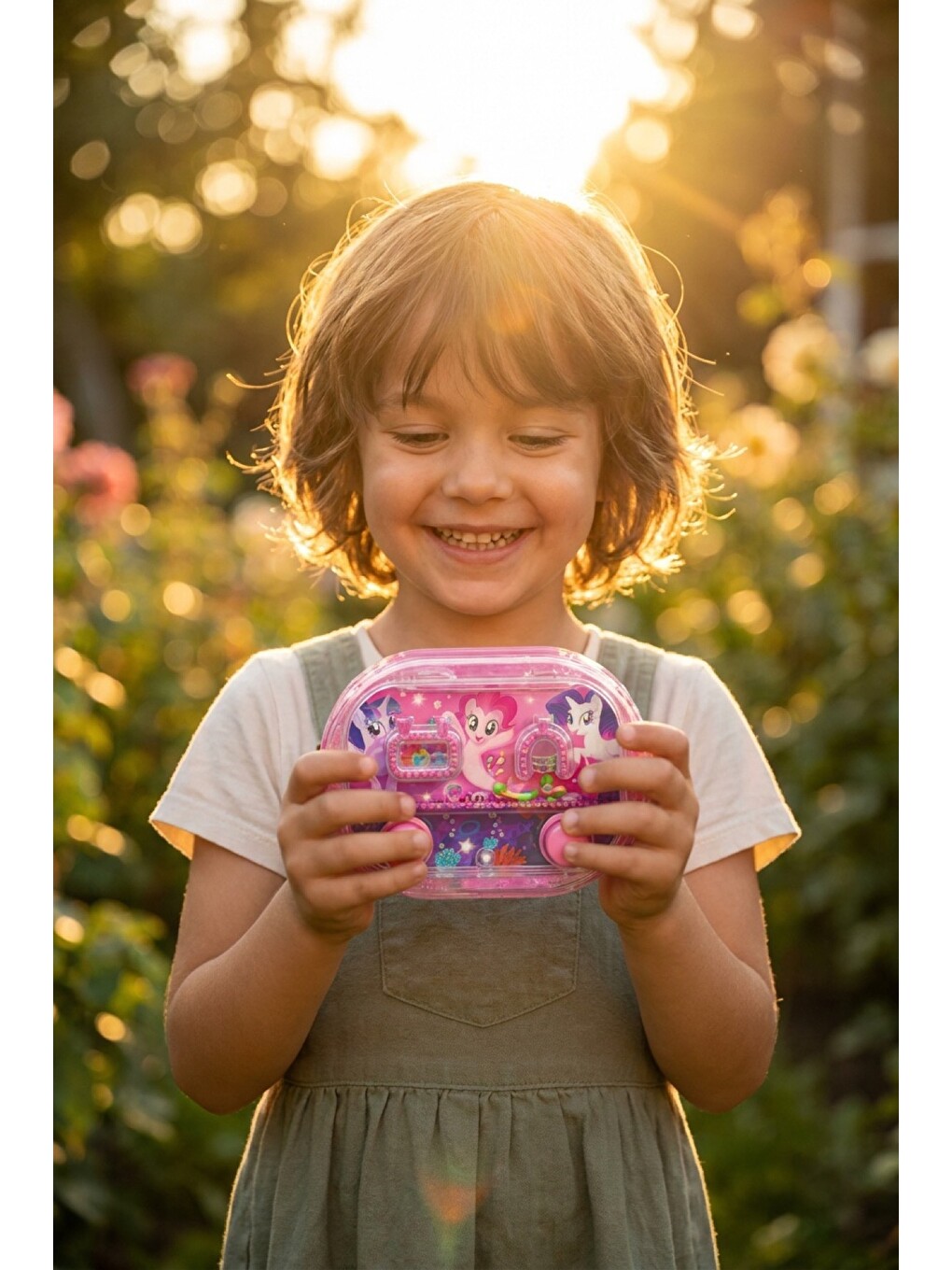 Işıklı Su Oyunu My Little Pony Suda Halka Geçirme Nostaljik El Atarisi Pilsiz Su İle Çalışan 3+ Yaş-3