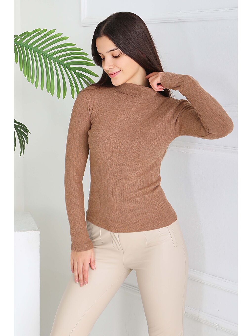 Kahverengi Fitili Kaşkorse Bady Taba - 27981-TABA-1