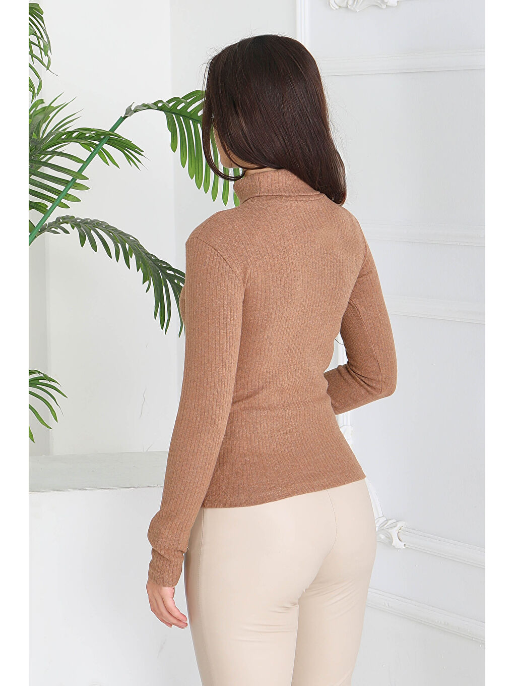 Kahverengi Fitili Kaşkorse Bady Taba - 27981-TABA-3