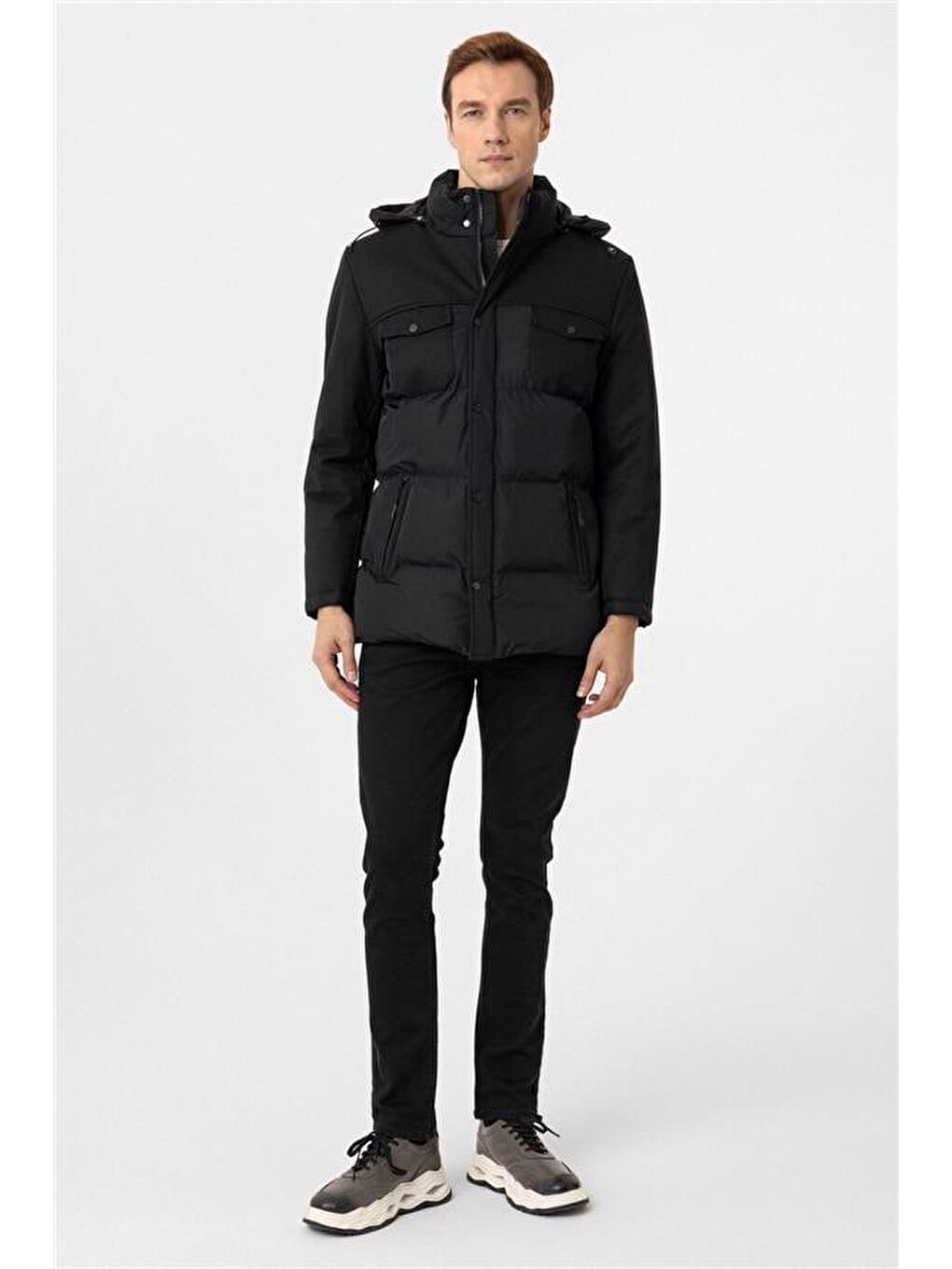 Siyah Slim Dolum Mont-1