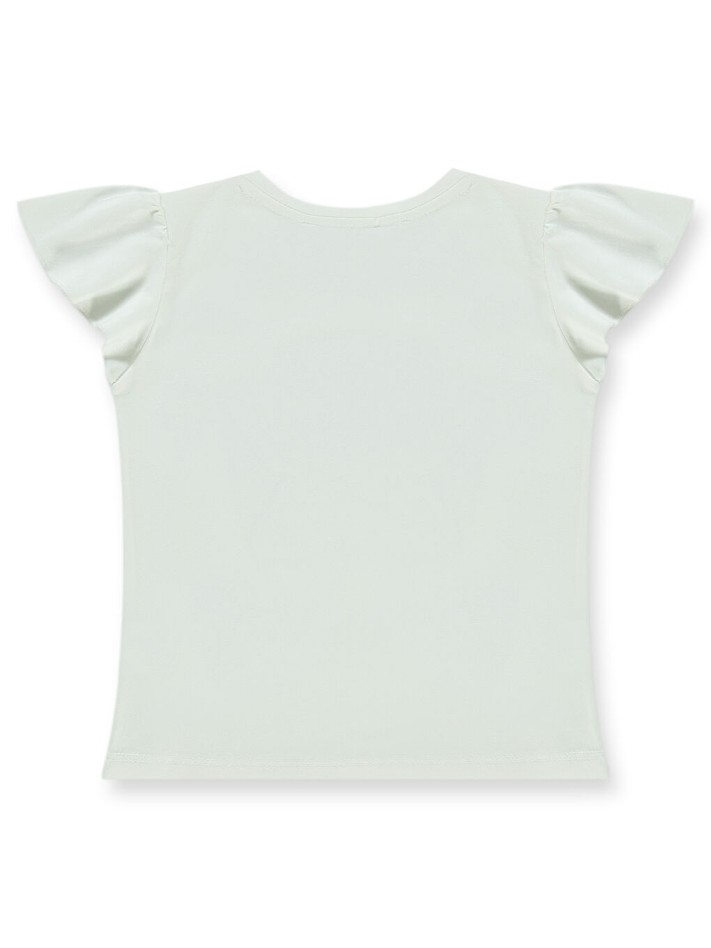 Girls Kız Çocuk Tişört 2-5 Yaş Ekru-1