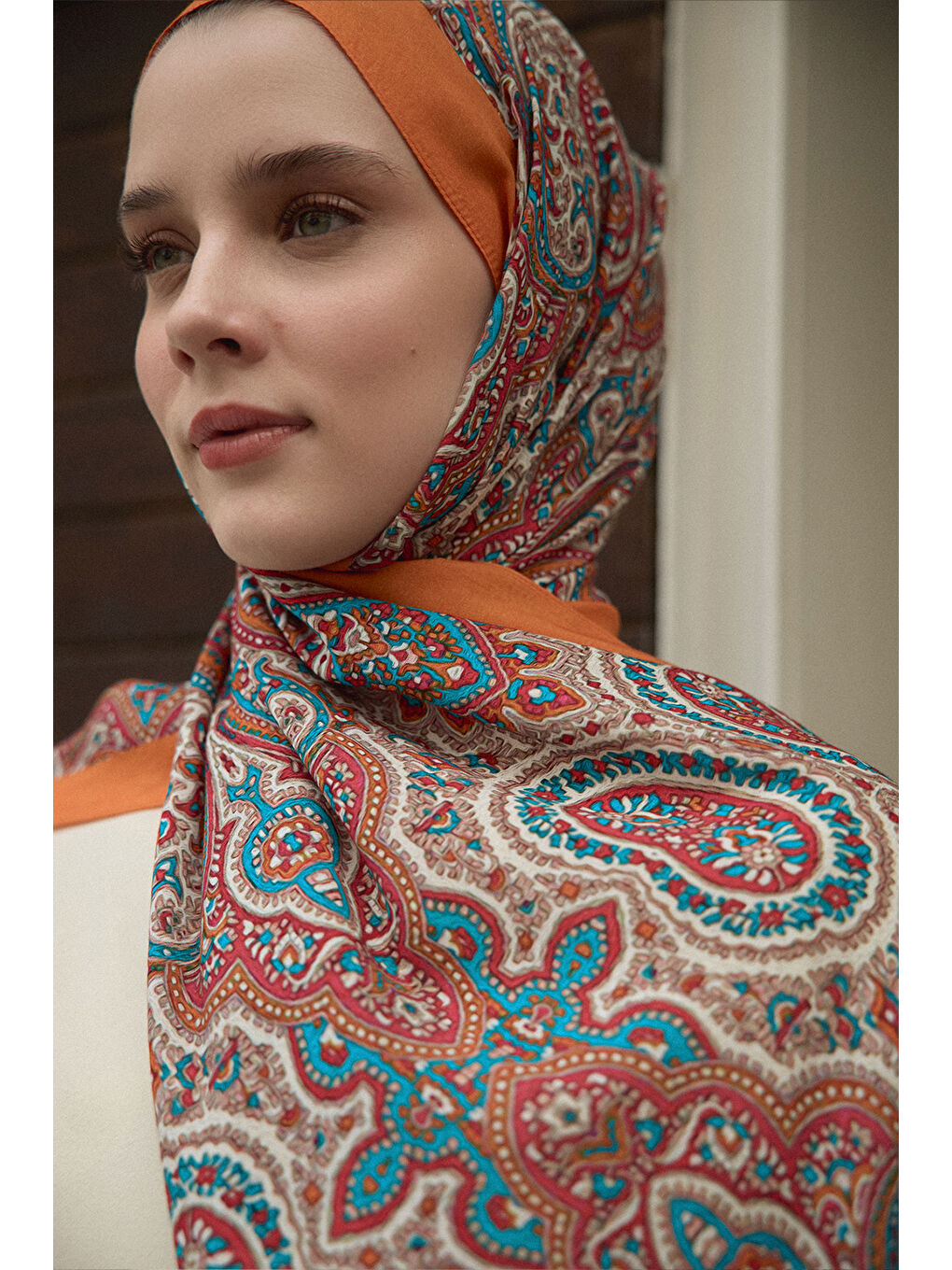 Turuncu Deluxe Şal Cinger Green-2