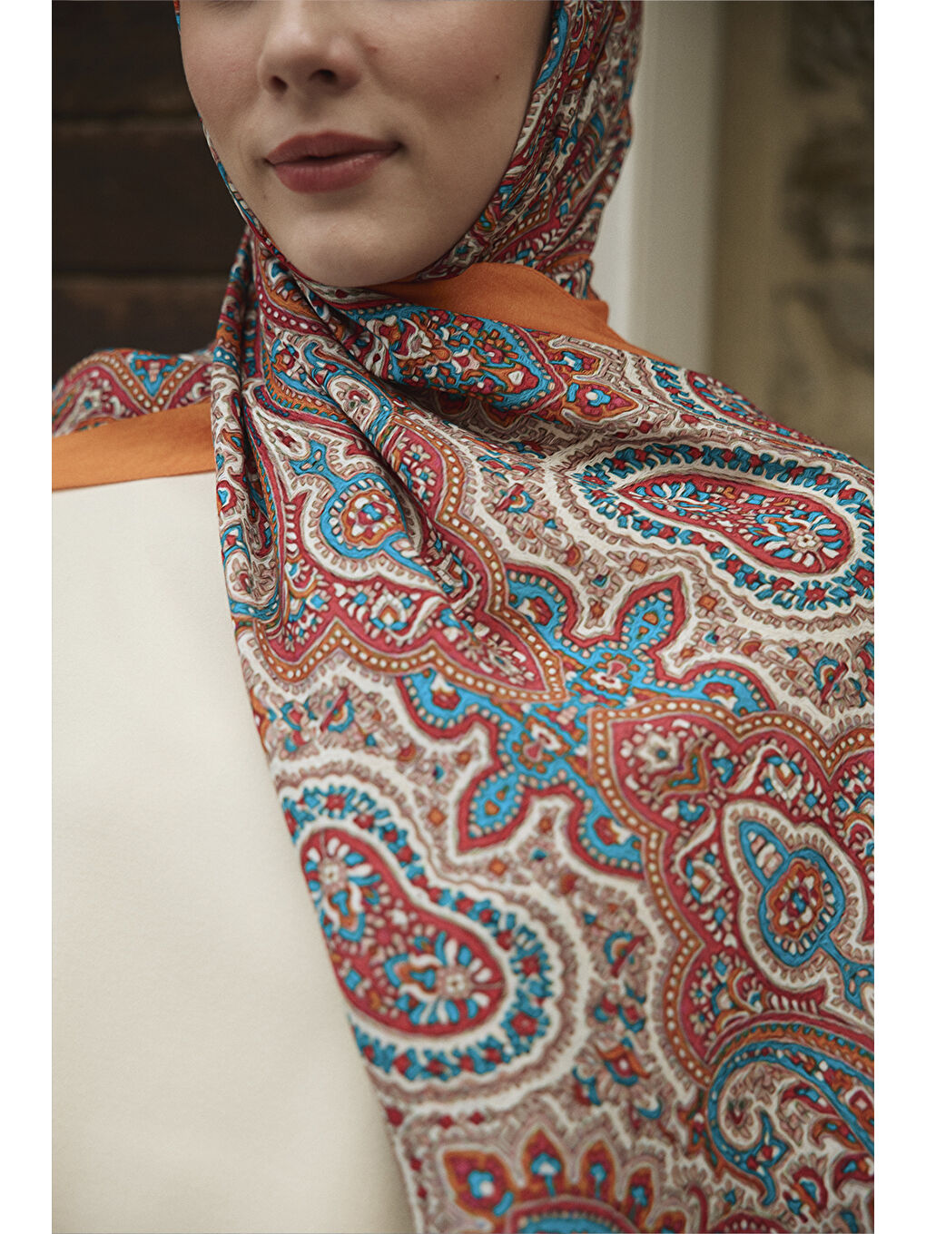 Turuncu Deluxe Şal Cinger Green-4