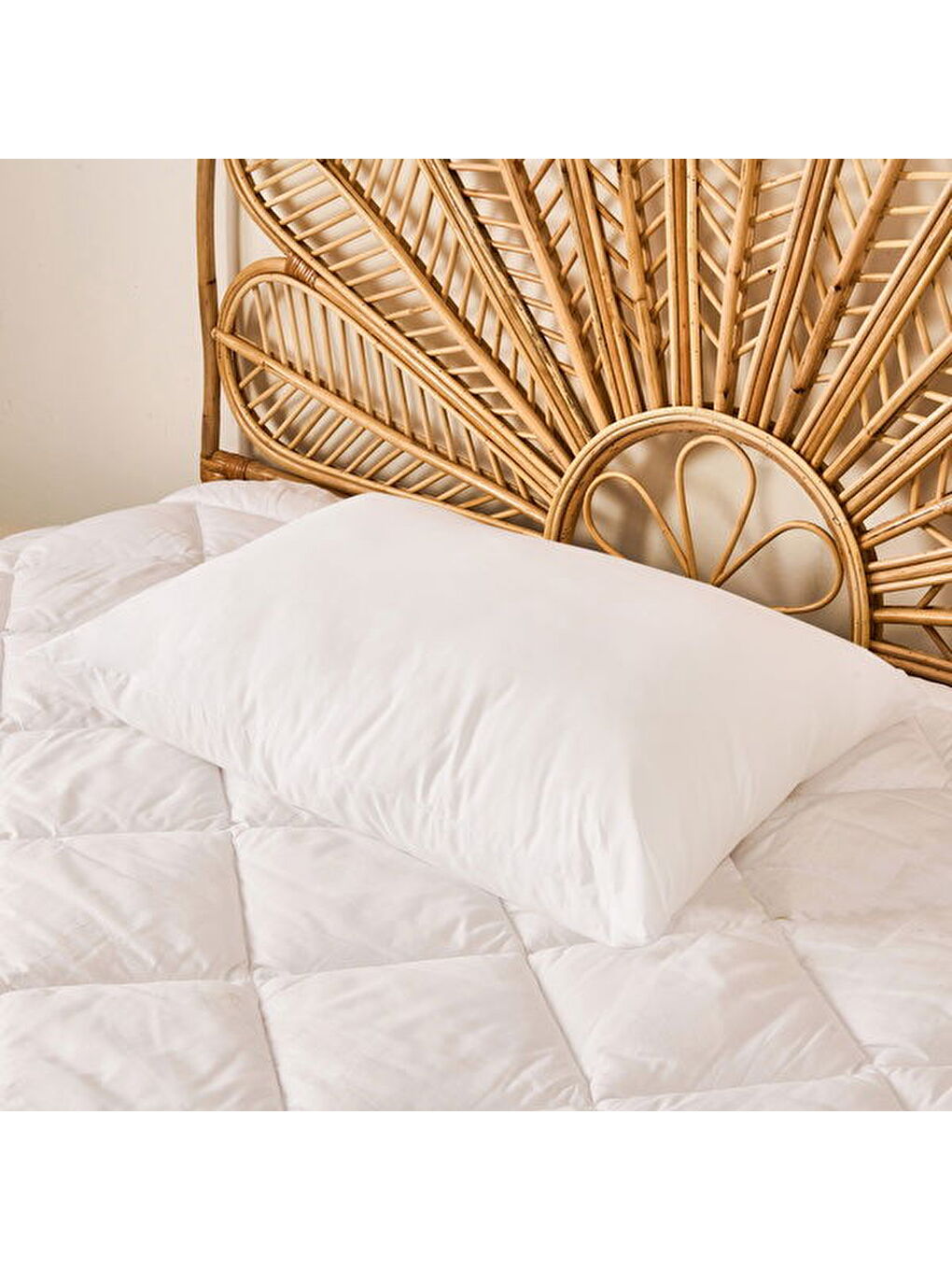 Soft Microfiber Yastık - Beyaz - 50x70 cm-2