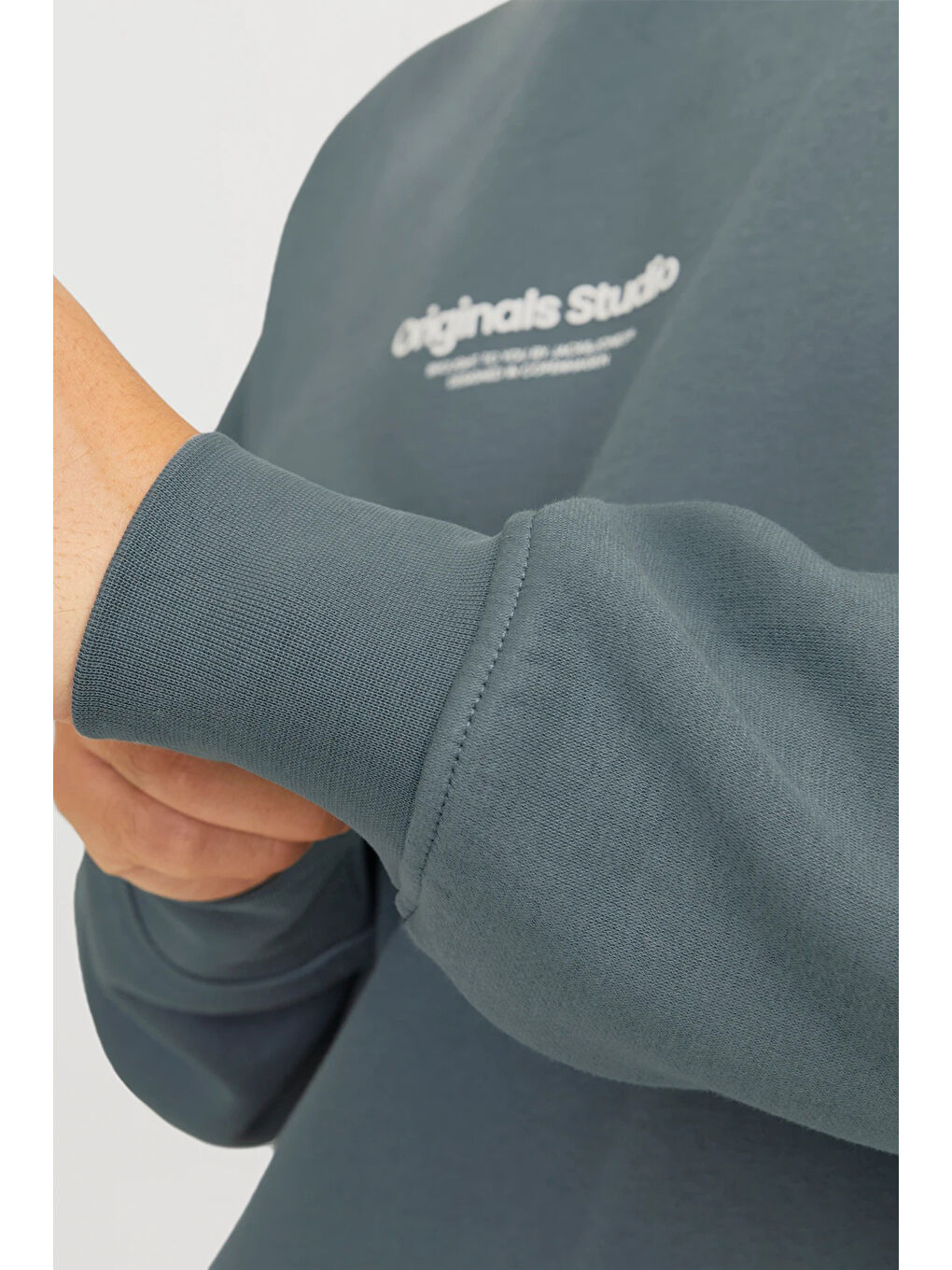 Gri Originals Jorvesterbro Bisiklet Yaka Relaxed Fit Sweat 12241694-2