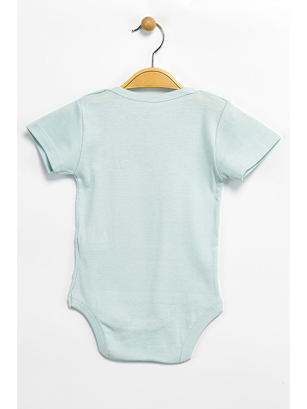 Yeşil Erkek Kız Bebek Çıtçıtlı % 100 Pamuk Body & Zıbın-1