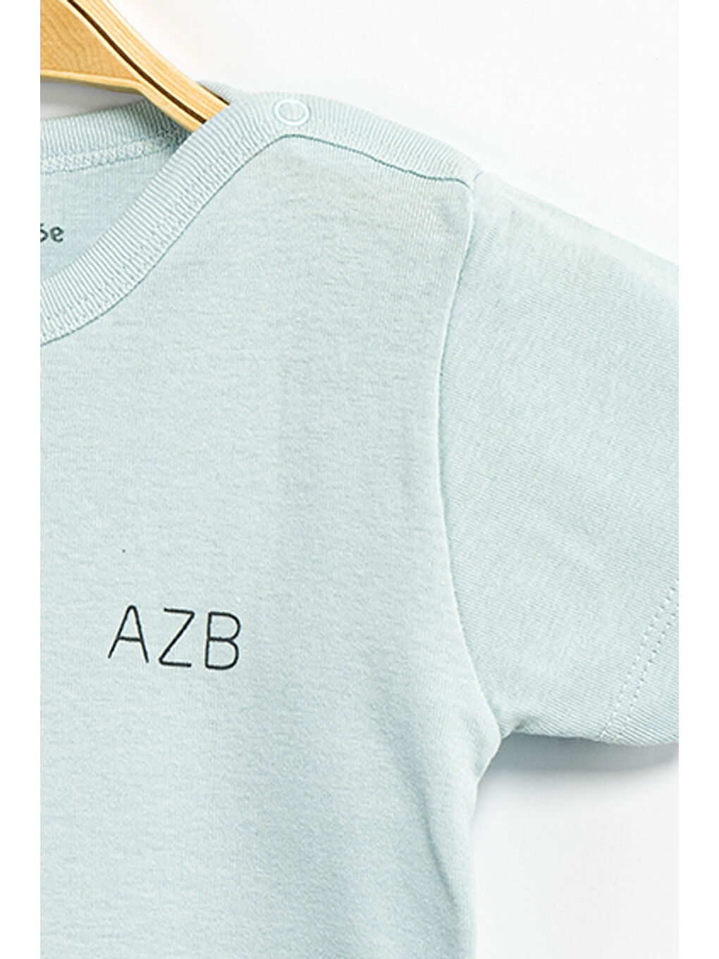 Yeşil Erkek Kız Bebek Çıtçıtlı % 100 Pamuk Body & Zıbın-2