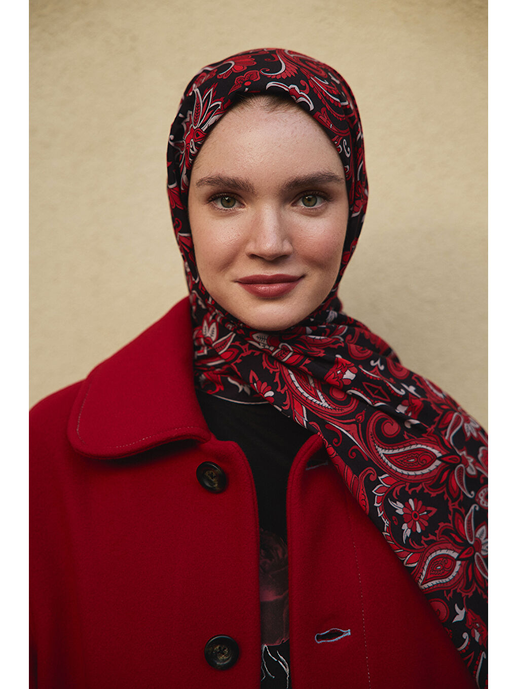 Kırmızı Deluxe Şal Red Love-2