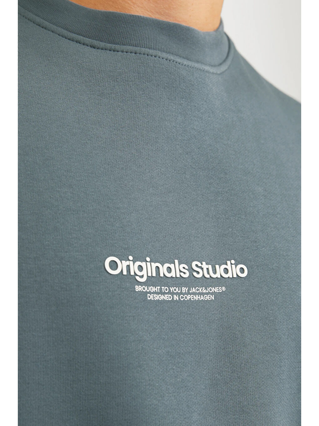 Gri Originals Jorvesterbro Bisiklet Yaka Relaxed Fit Sweat 12241694-3