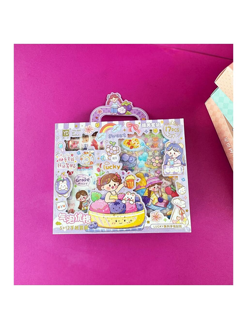 BAM HEDİYELİK EŞYA Sevimli Sticker Ve Bant Seti