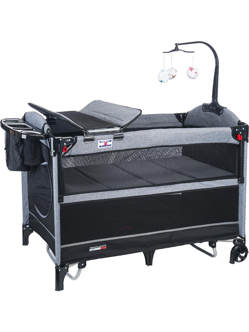 Anne Yanı Beşik Park Yatak Oyun Parkı 70x110-1