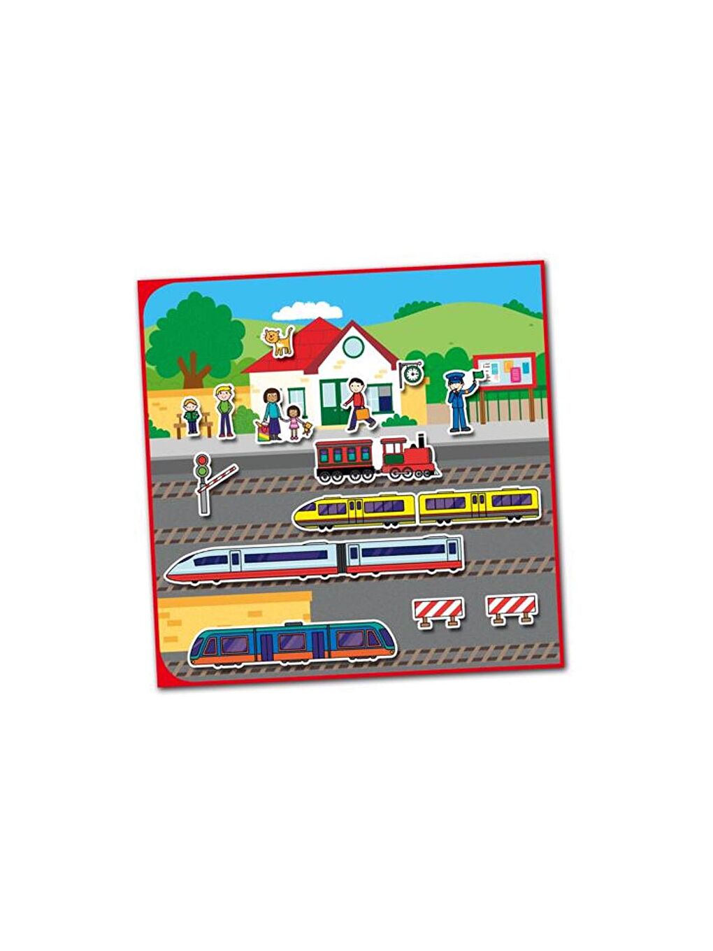 Galt Beyaz Reusable Sticker Book Vehicles - 1