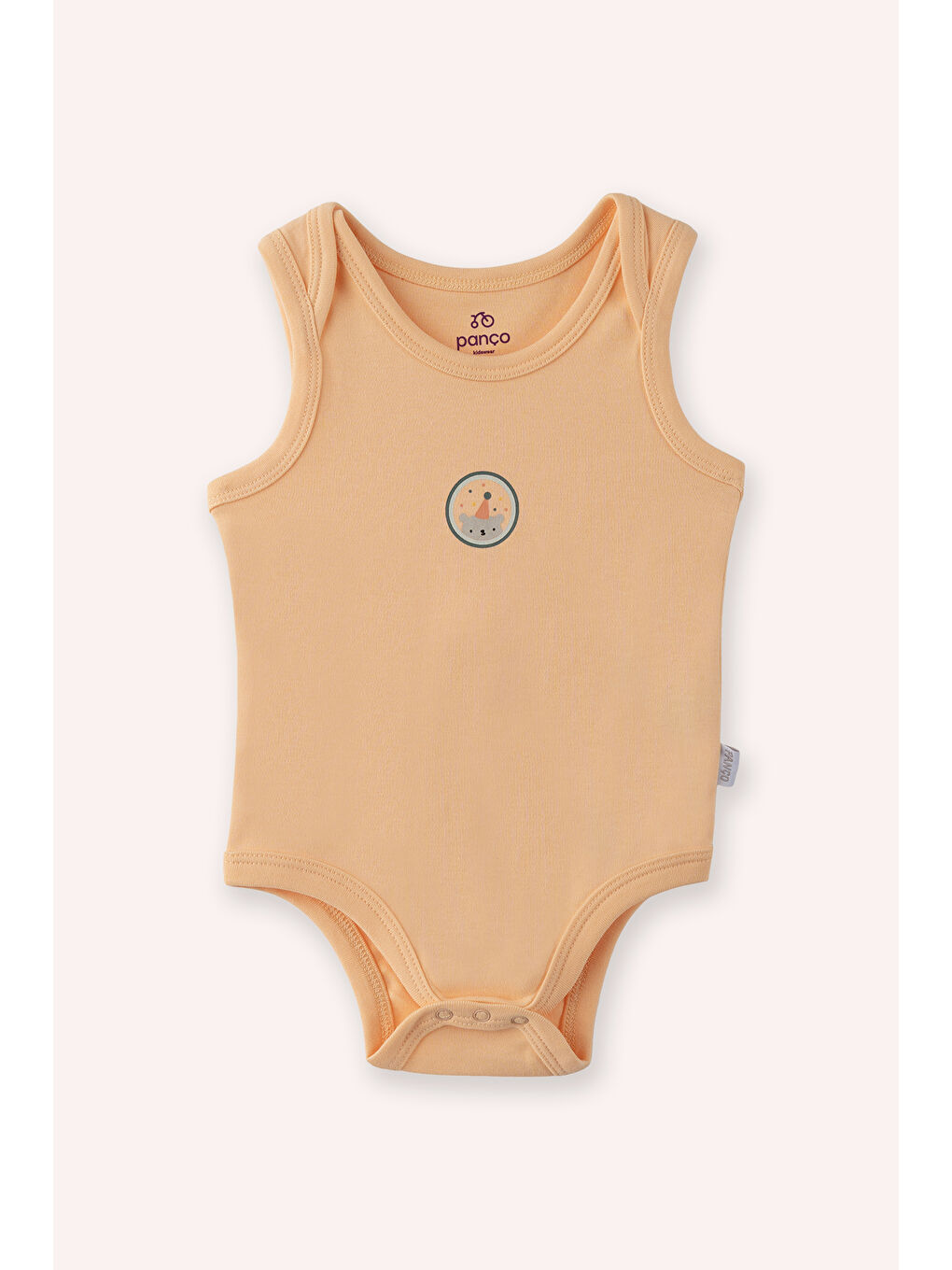 Yeşil Yenidoğan Yuvarlak Yaka Kolsuz Baskı Detaylı Mint 2'li Body-1