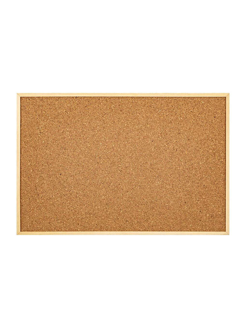 30x45 Ahşap Çerçeve Duvara Monte Mantar Pano INT-510