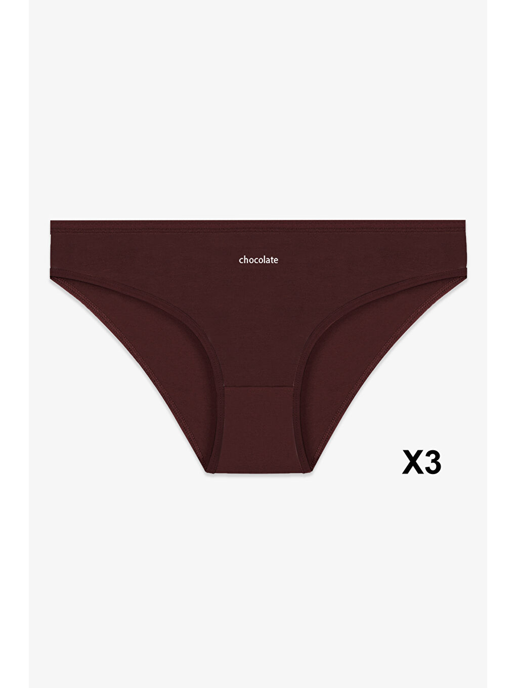 Siyah Kadın 7'li Desenli Pamuklu Elastanlı Külot-5