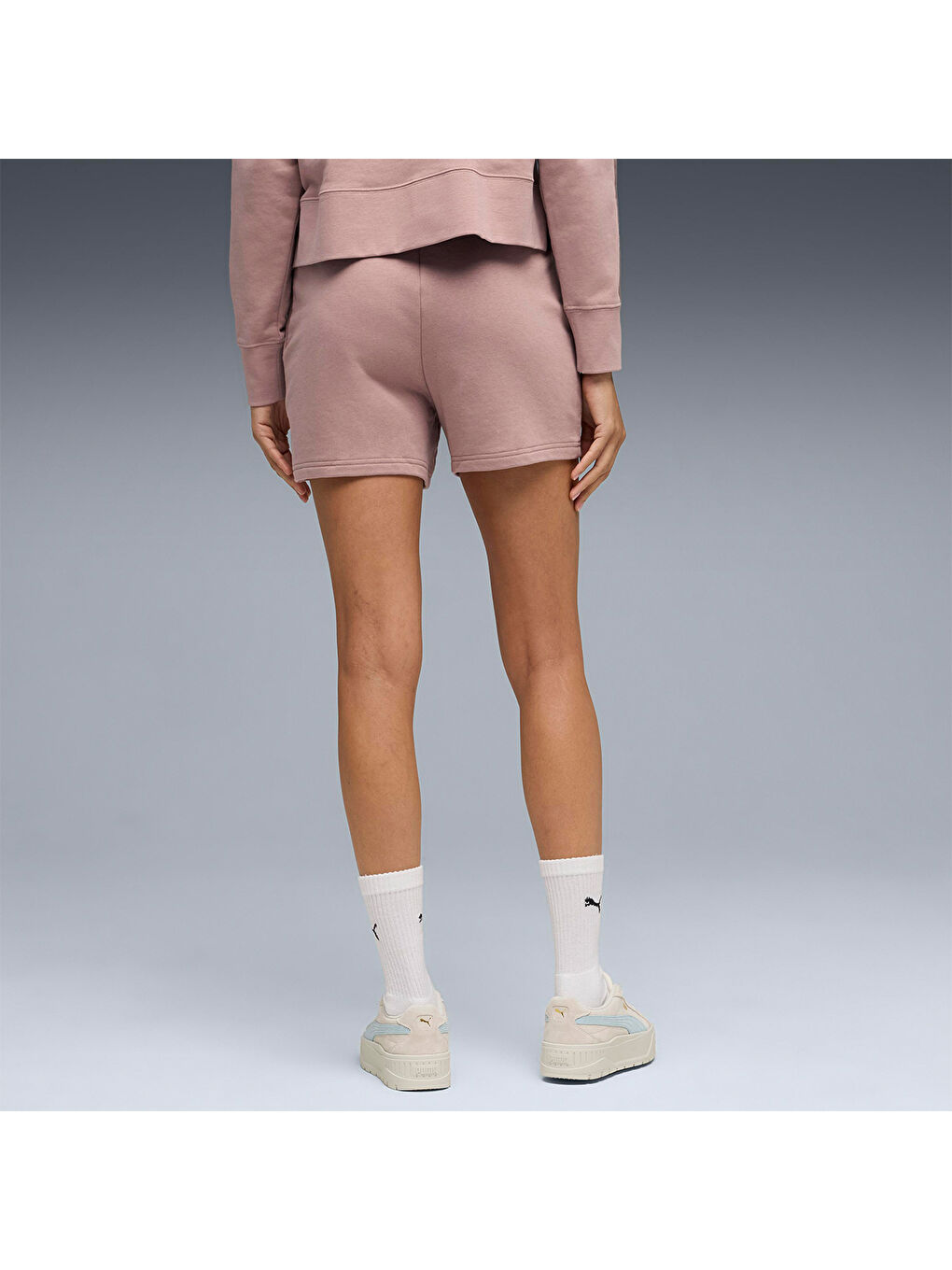 Essentials No 1 Logo Kadın Pembe Şort-1