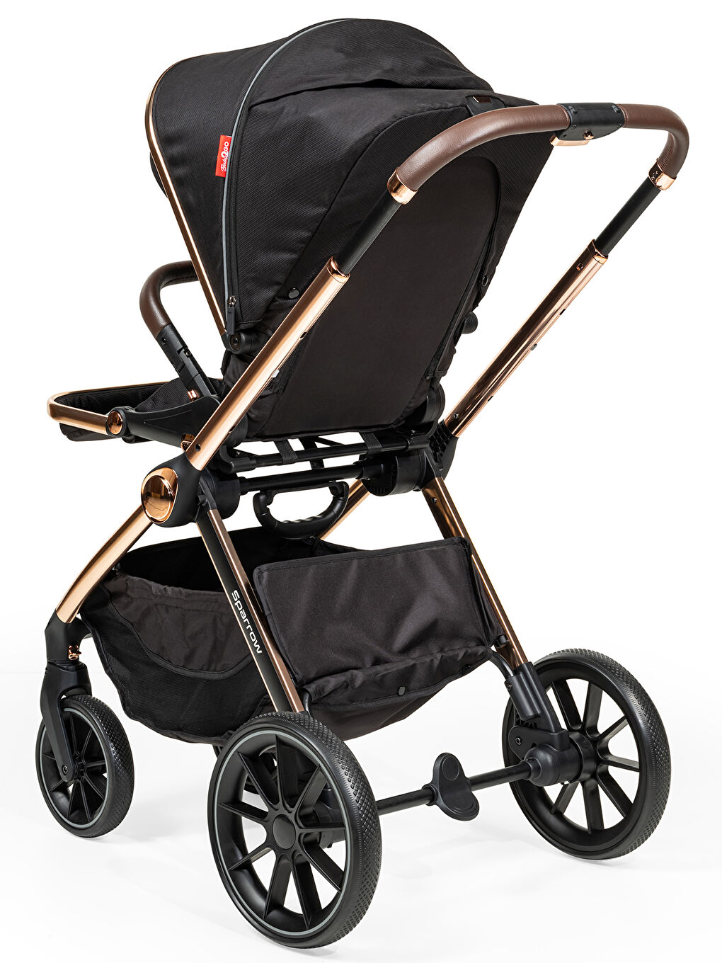 Sparrow Travel Sistem Bebek Arabası Kahverengi-8