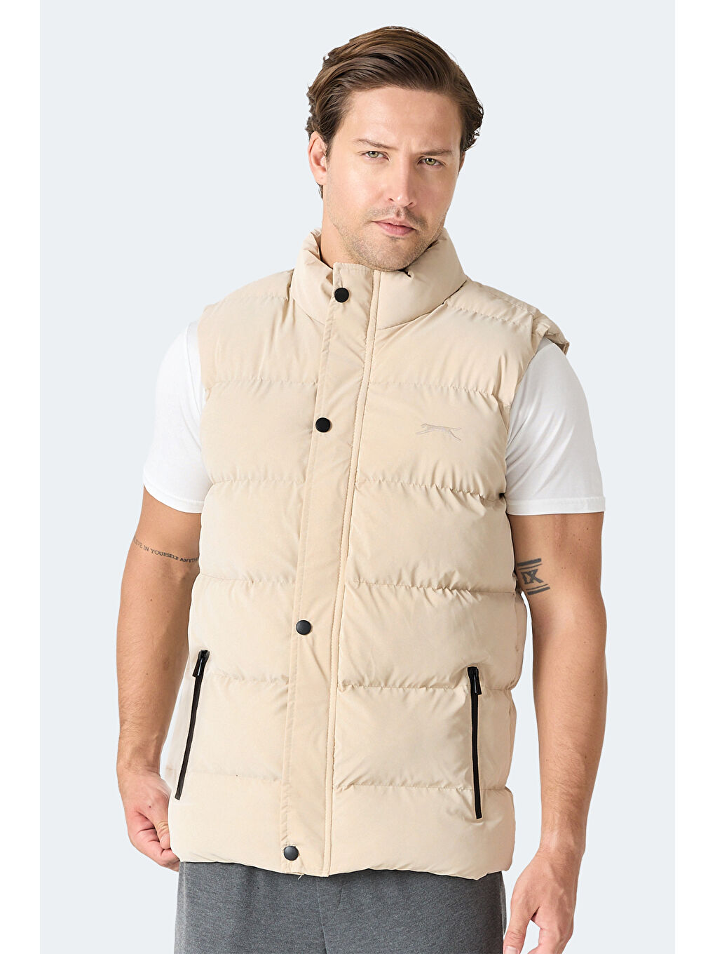 HALOX Erkek Bej Yelek