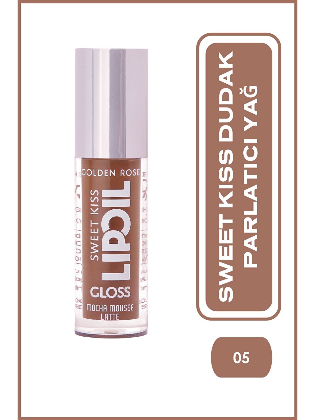 Sweet Kiss Lip Oil Gloss No:05 - Dudak Parlatıcı Yağ